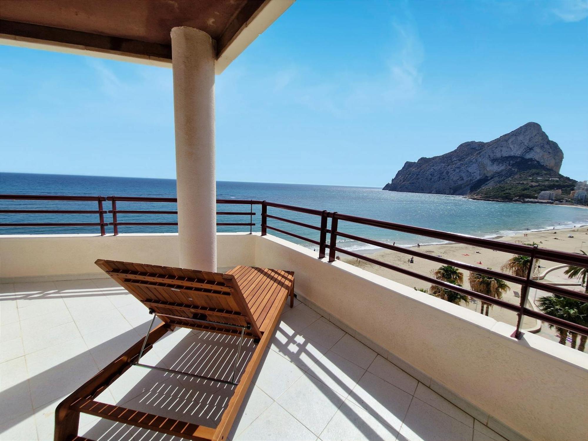 Apartamento Duplex Aloha Calpe, Primera Linea De Playa Exterior foto