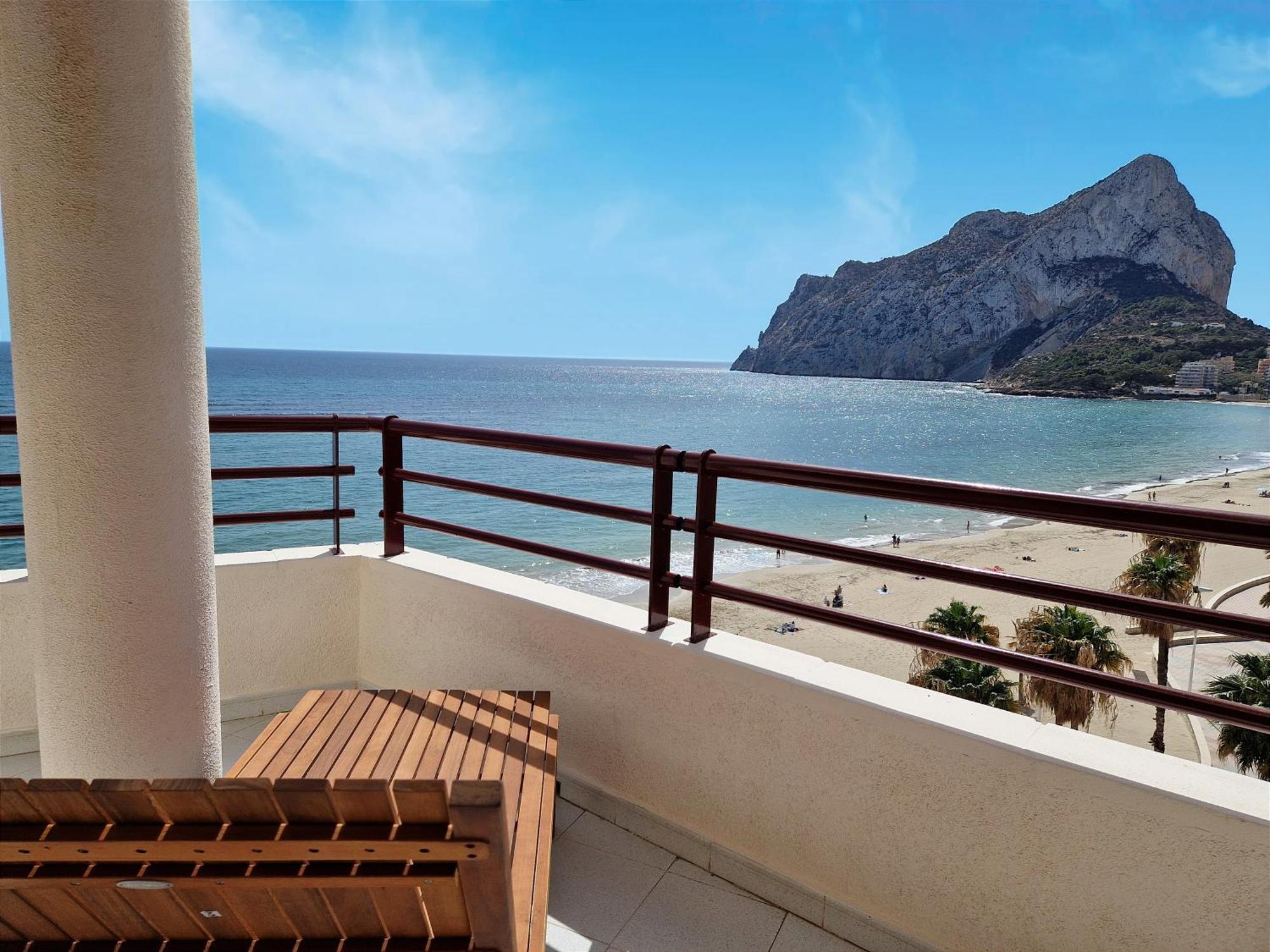 Apartamento Duplex Aloha Calpe, Primera Linea De Playa Exterior foto