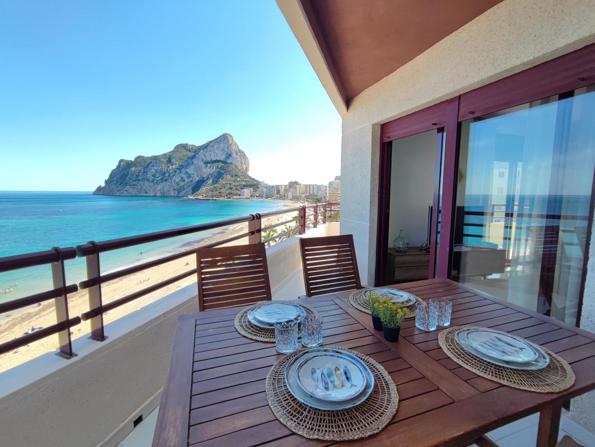 Apartamento Duplex Aloha Calpe, Primera Linea De Playa Exterior foto